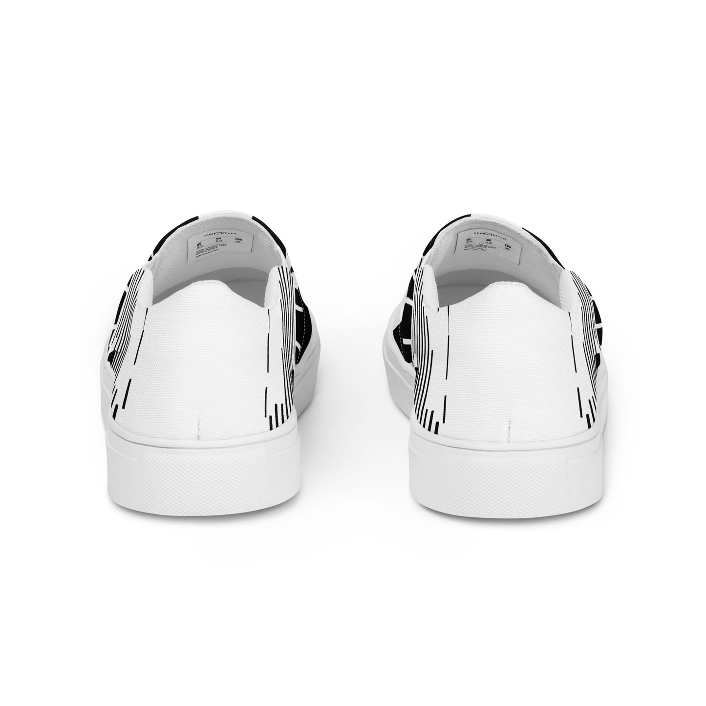 Abstraxe - Men’s slip-on canvas shoes