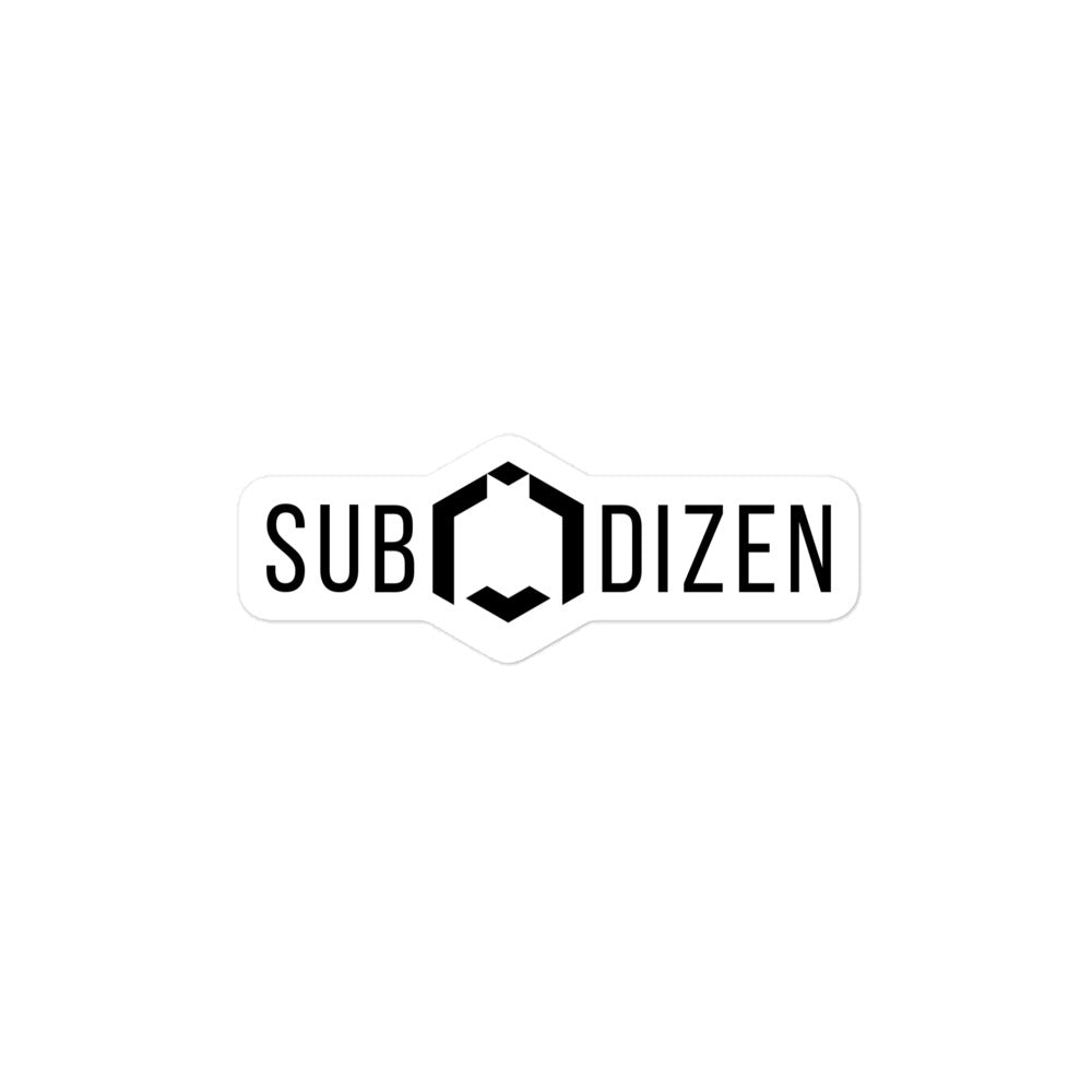 SubDizen - Vinyl sticker