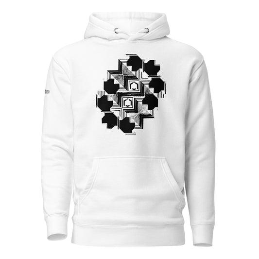 Xanz - White Unisex Hoodie