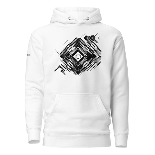 Scraxe - White Unisex Hoodie