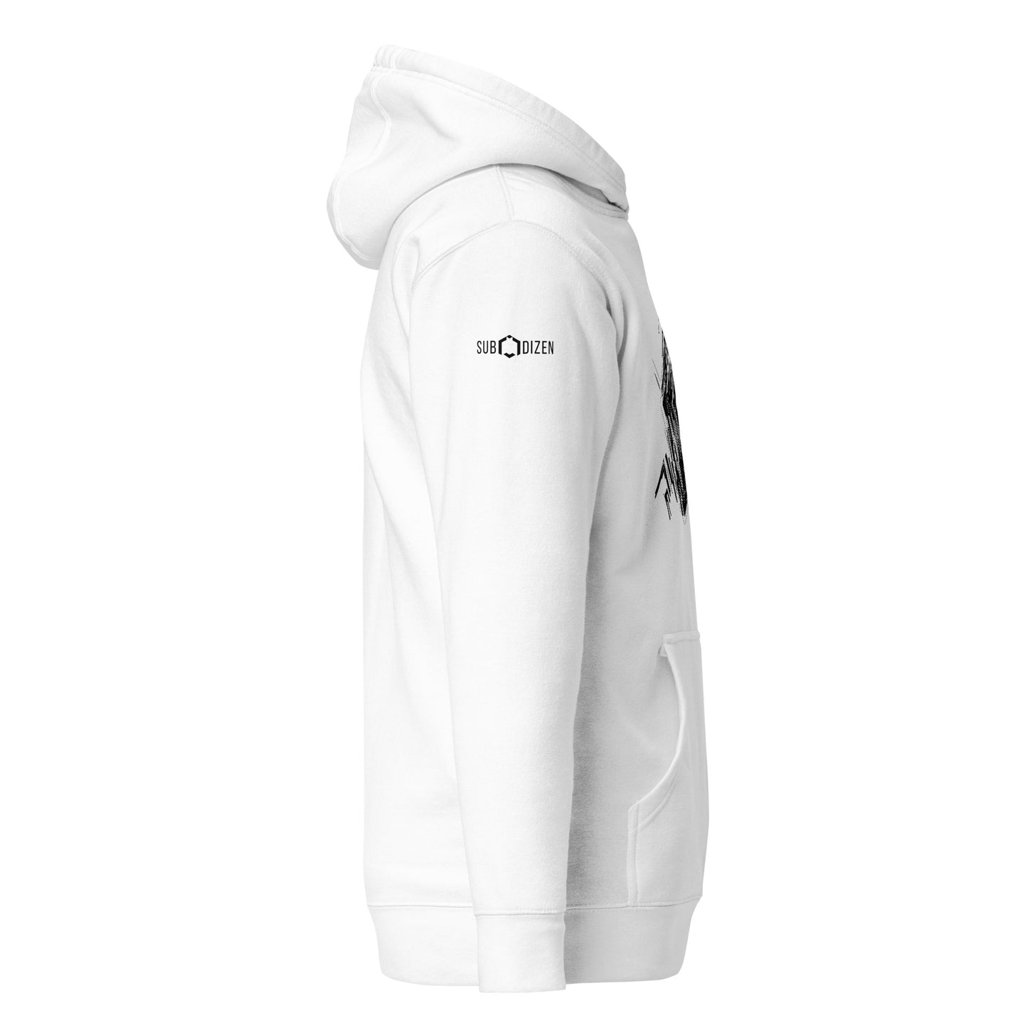 Scraxe - White Unisex Hoodie